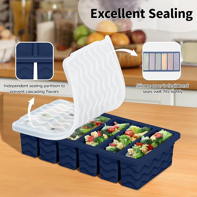 3-Pack Silicone Freezer Trays - Image 5