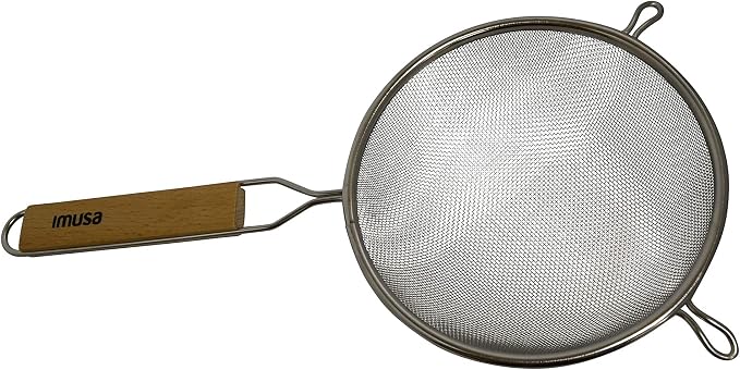 IMUSA USA Wood Stainless Steel Strainer Handle 8-Inch - Image 9