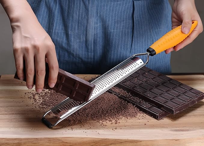 Deiss PRO Lemon Zester & Heavy Duty Cheese Grater & Vegetable Grater - Image 6