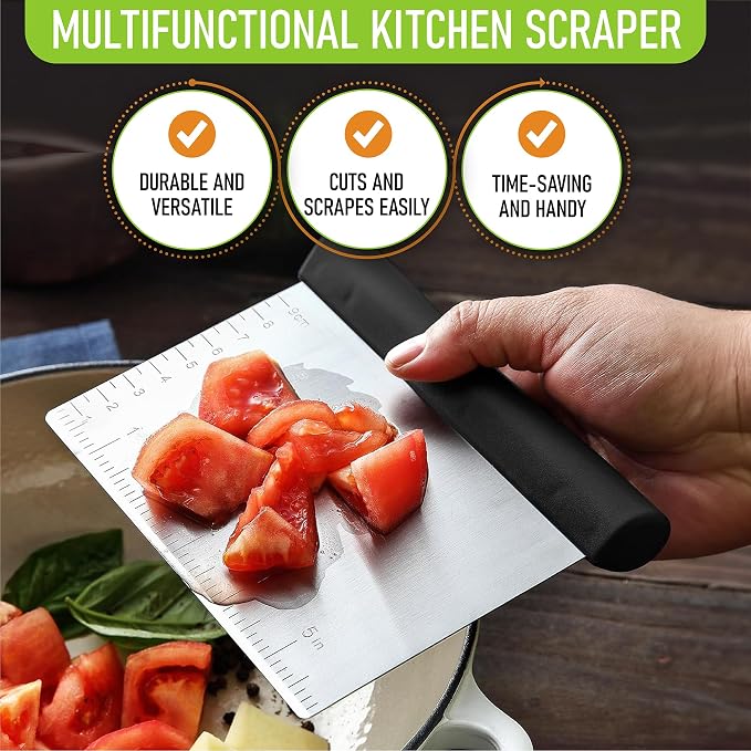 Spring Chef Dough Bench Scraper - Image 3