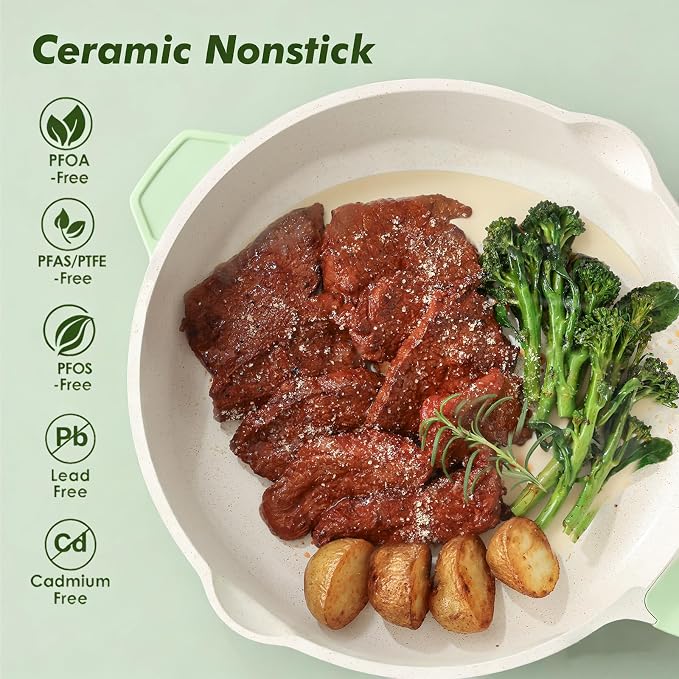 SENSARTE Nonstick Ceramic Skillet - Image 2