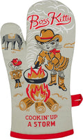 Blue Q Boss Kitty Funny Oven Mitts by BlueQ
