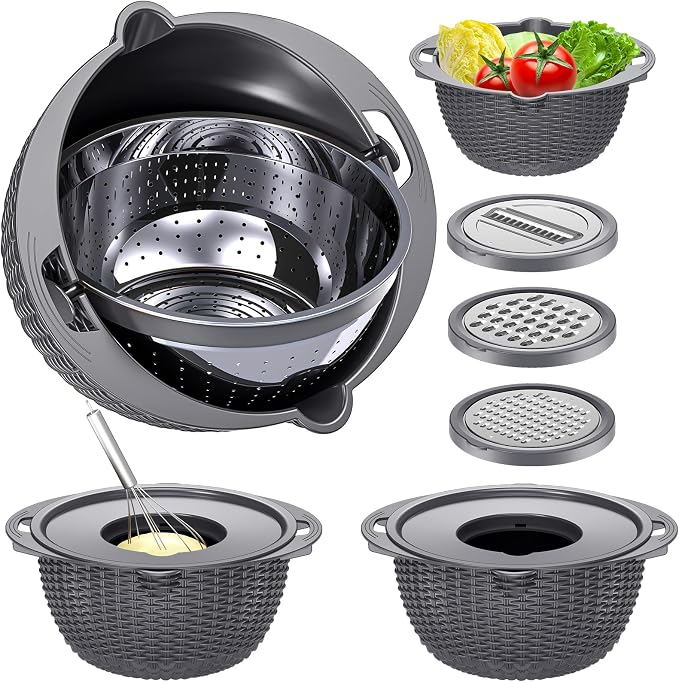 4-1 Colander with Lid Set by Balavina