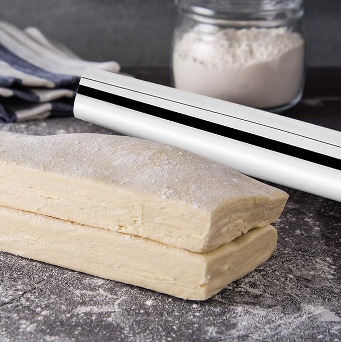 Fox Run Stainless Steel Rolling Pin, Tapered French Rolling Pin - Image 5