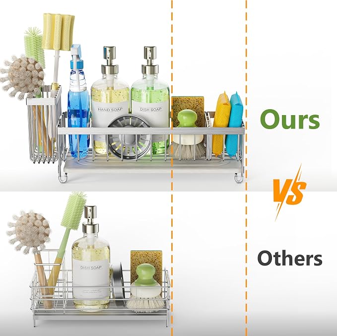 Cisily Extra Large Sink Caddy Organizer - Image 2