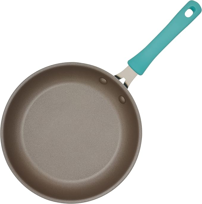 Rachael Ray Cook + Create Nonstick Frying Pan/Skillet, 10 Inch, Agave Blue - Image 10