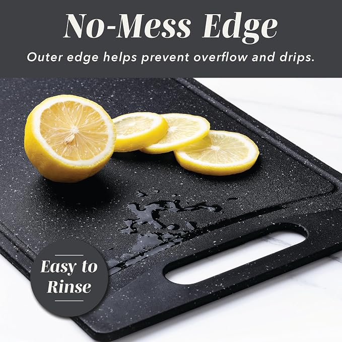 COOK WITH COLOR Non-Slip Cutting Board Set – Kitchen Essentials with Easy Grip - Image 4