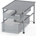 Simple Houseware Stackable 2 Tier Sliding Basket Organizer Drawer by SimpleHouseware