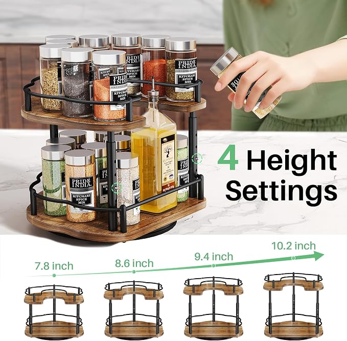 Lazy Susan Organizer Spice Rack - Image 4