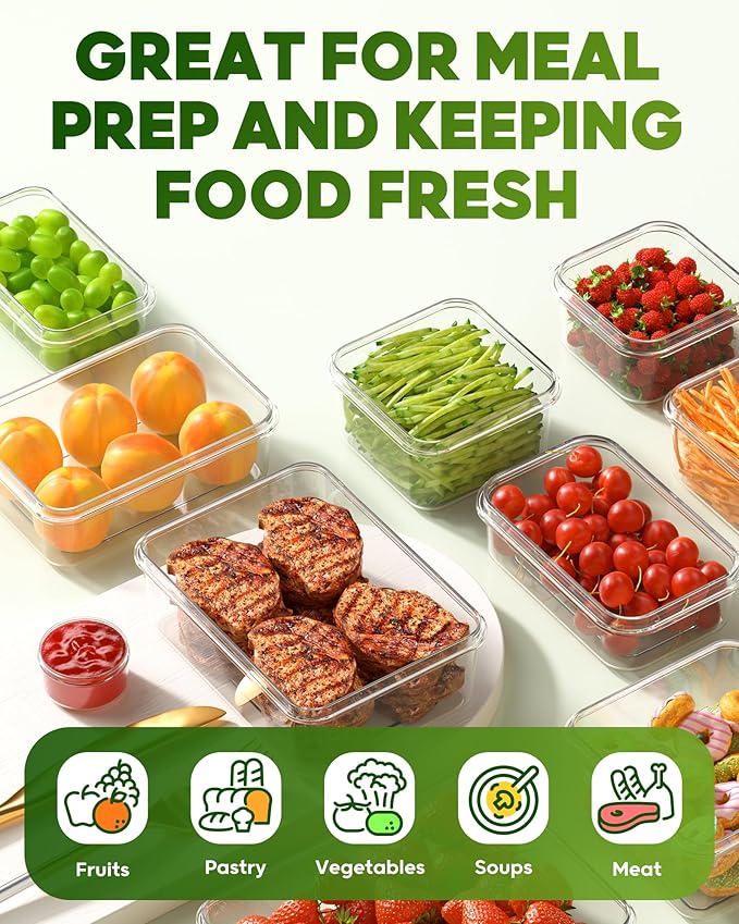 KEMETHY 70 PCS Food Storage Containers - Image 6