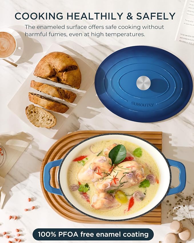 Enameled Cast Iron Dutch Oven - Image 3