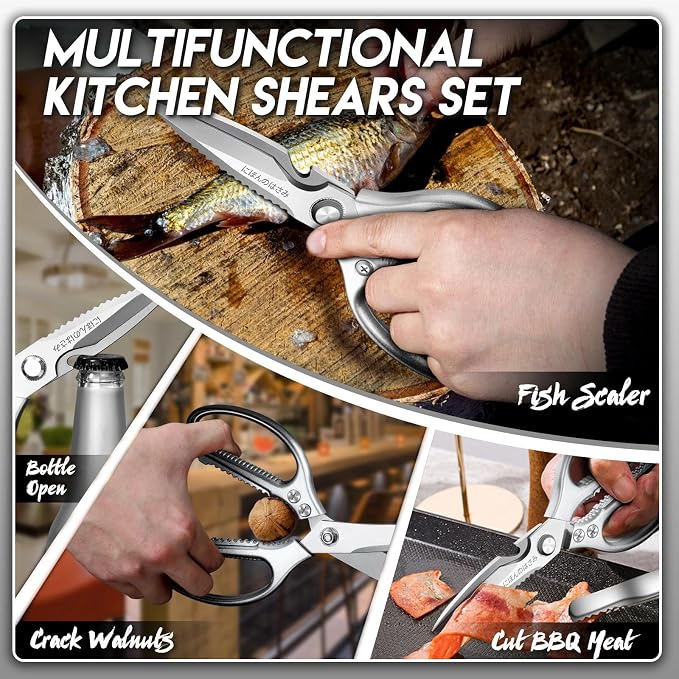 TIJERAS Kitchen Scissors Set Black - Image 3