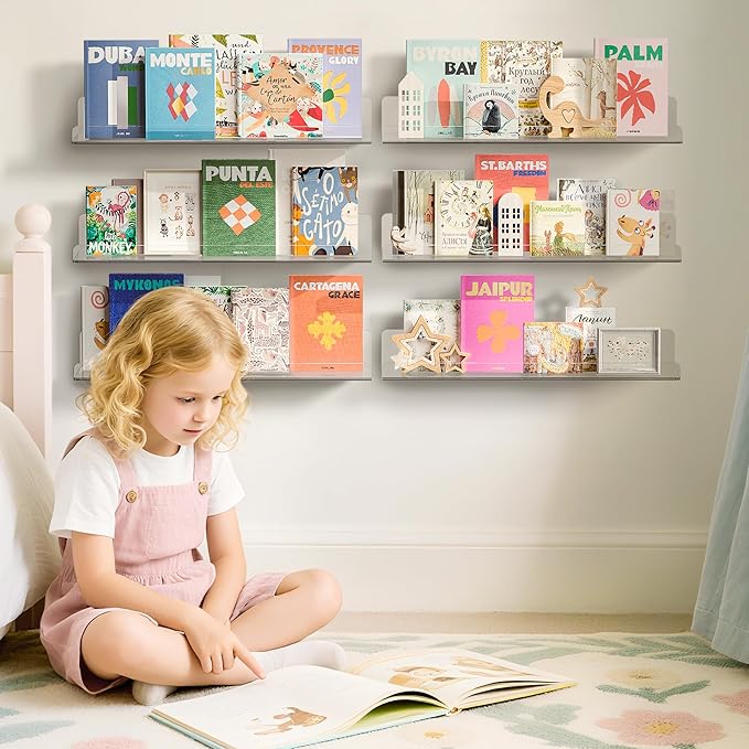 upsimples 6 Pack Acrylic Shelves - Image 2