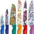 Astercook Paisley Pattern Knife Set by Astercook
