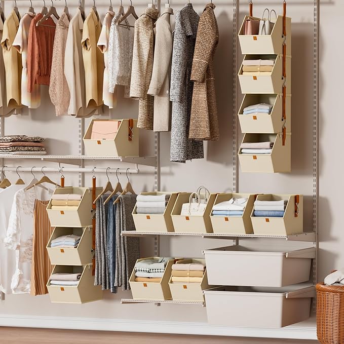 Homsorout Hanging Closet Organizer 4 Tier - Image 6