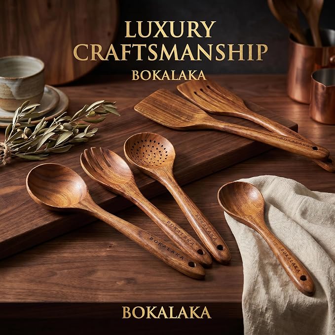 Wooden Spoons for Cooking - Image 6