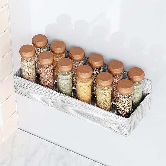 Mystozer Magnetic Spice Rack for Refrigerator, Kitchen Organizer and Storage - Image 4
