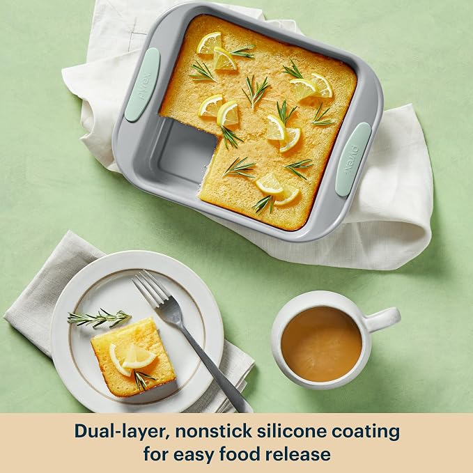 Pyrex 8-Piece Metal Bakeware Set, Lightweight Stainless Steel Baking Trays - Image 5