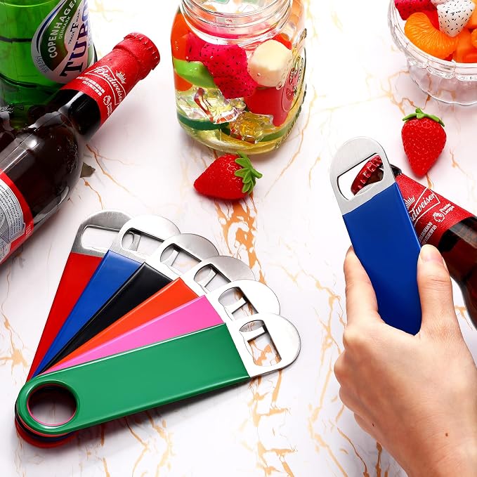 24 Pack Stainless Steel Flat Bottle Opener Bulk Heavy Duty Bartender Beer - Image 5