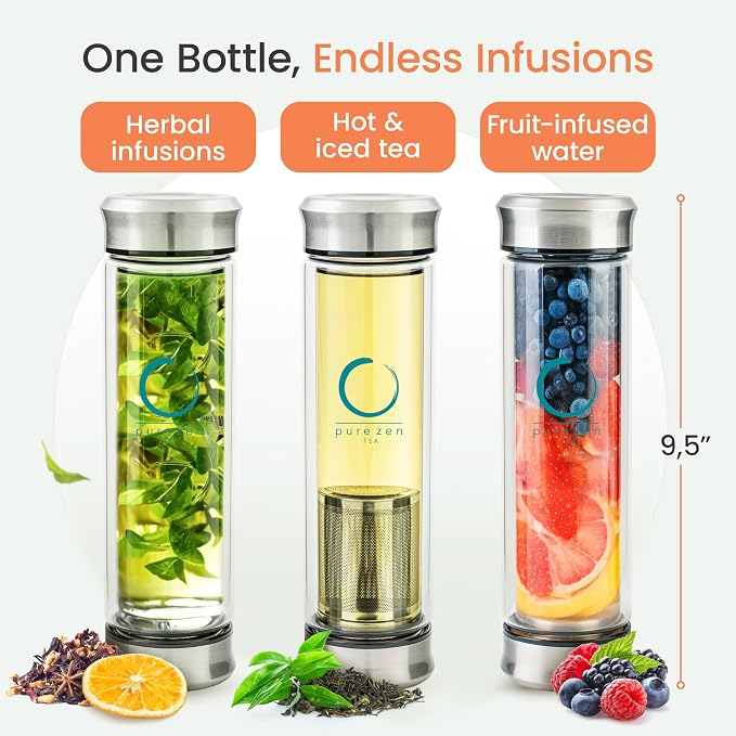 Pure Zen Tea Infuser Bottle - Image 2