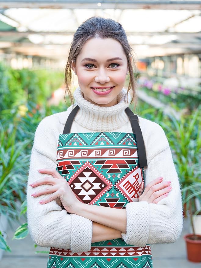 Geetery 4 Pcs Chicken Aprons for Women Rooster Print Apron Waterproof - Image 4
