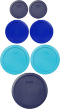 Pyrex 7 Lid Oceanic Shades Bundle by Pyrex