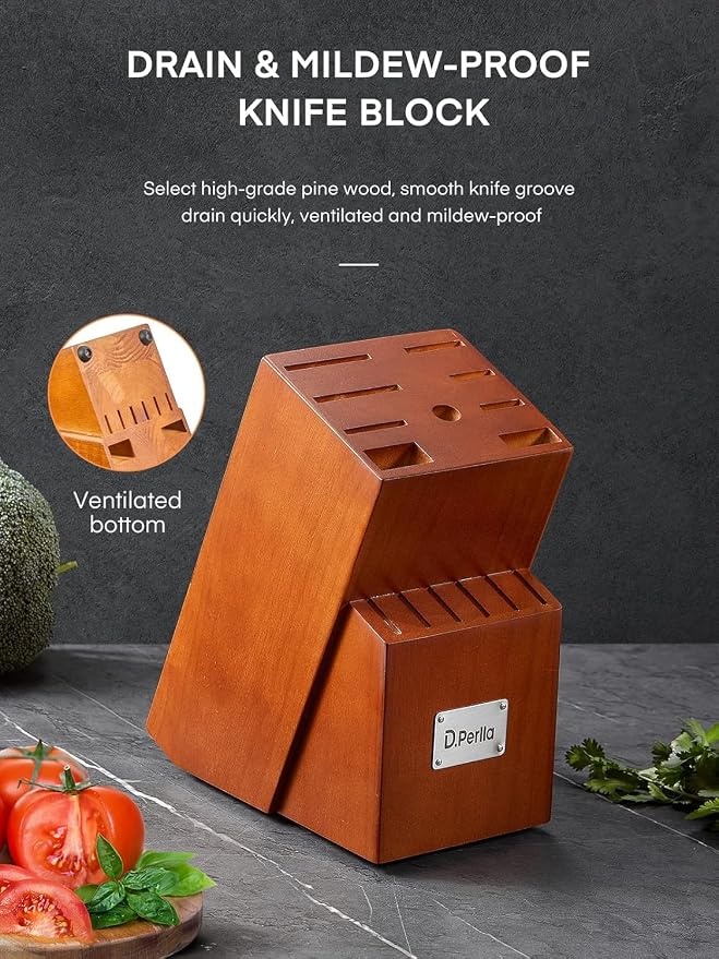 Kitchen Knife Set, Knife Block Set - Image 9