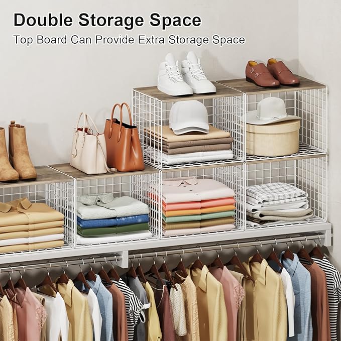 Closet Organizers And Storage Shelf, Widened Opening, Heightened Height - Image 5