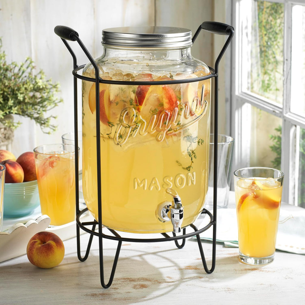 2 PACK-2 GALLON Drink Dispensers for Parties, Drink Dispensers for