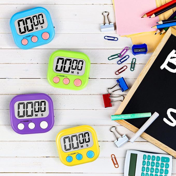 Digital Timer for Kids Teacher Supplies Classroom Timer for Study Learning - Image 2