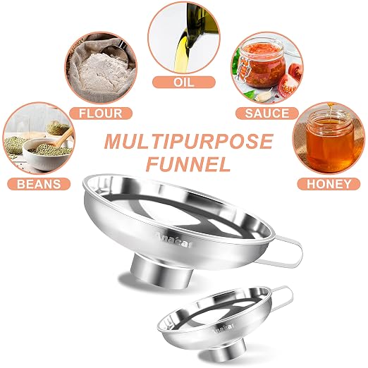 Anaeat Stainless Steel Canning Funnel - Image 7
