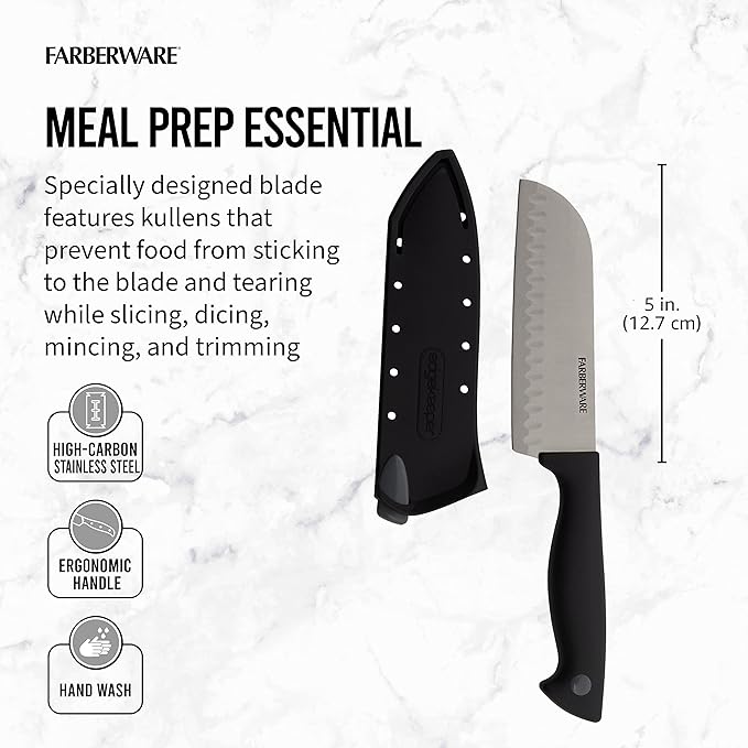 Farberware Edgekeeper 5-Inch Santoku Knife - Image 3