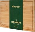 Kikcoin 20”×14” Bamboo Cutting Boards by Kikcoin