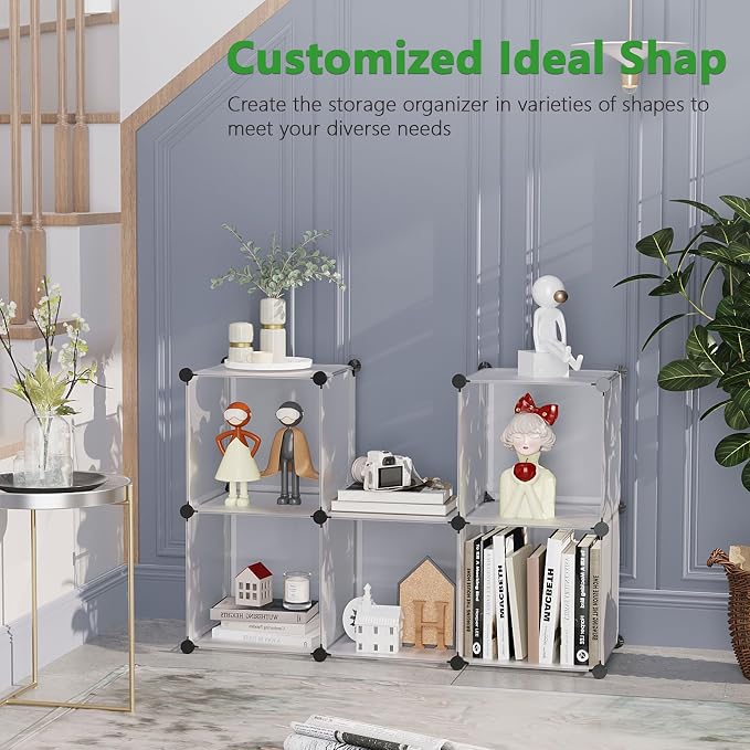 C&AHOME Cube Storage Organizer, 6-Cube Shelves Units, Closet Cabinet, DIY - Image 6