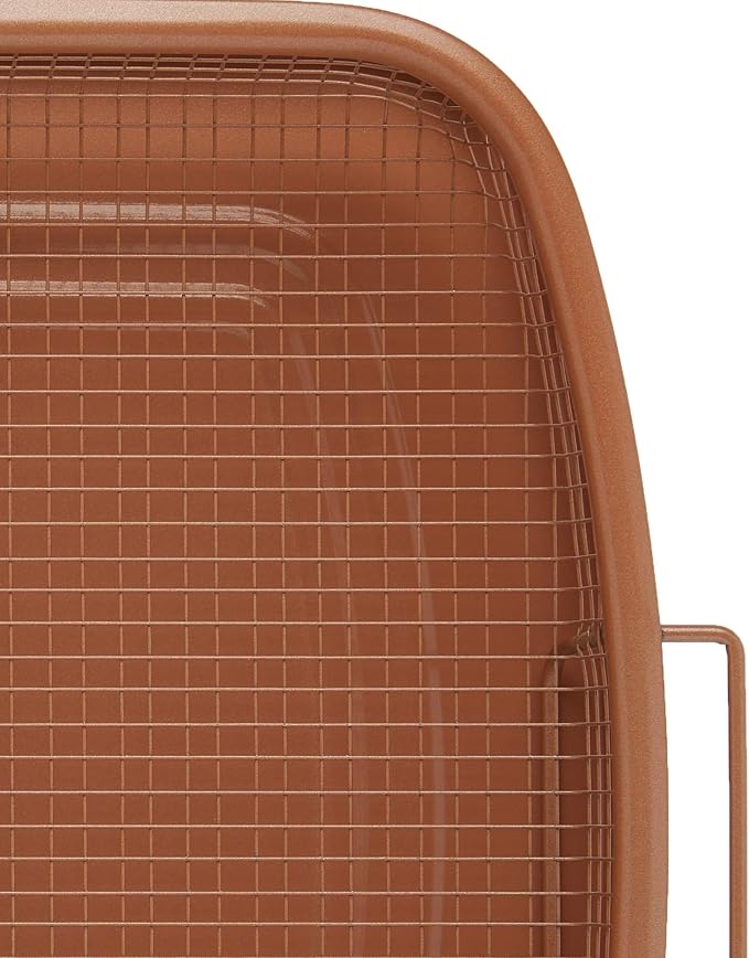 Gotham Steel Baking Sheet with Air Fry Rack, 16.5” x 12.5”, Use as Cooling Wire - Image 10