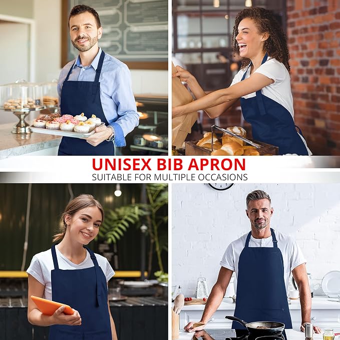 Utopia Kitchen 2 Pack Bib Apron, Adjustable - Image 5