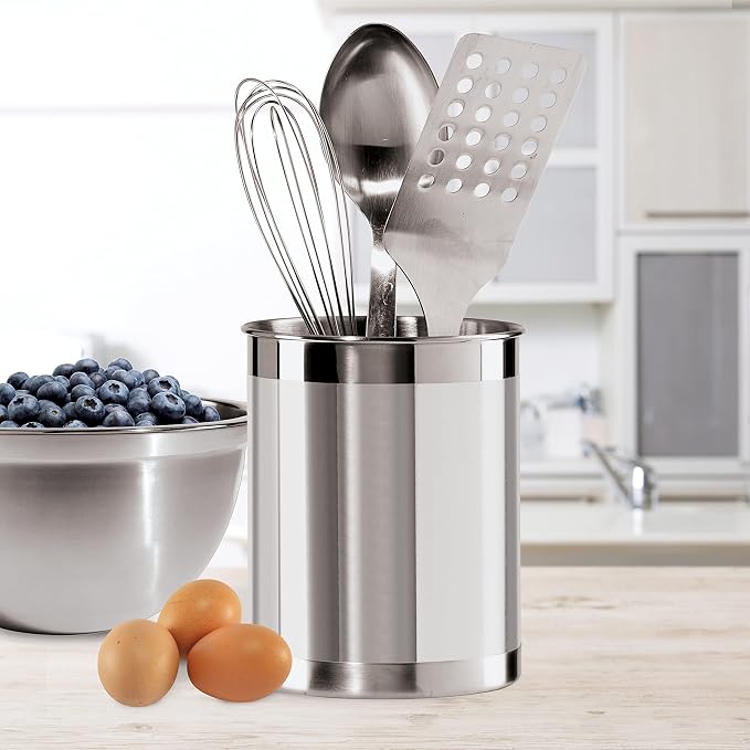 Oggi Stainless Steel Utensil Holder - Image 5
