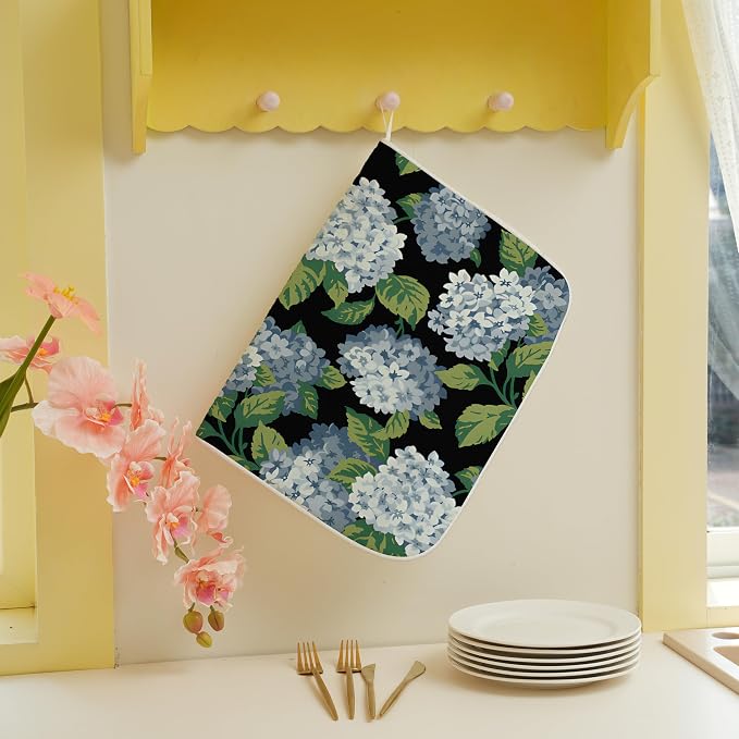Spring Floral Dish Drying Mat 18x24 Inches - Image 4