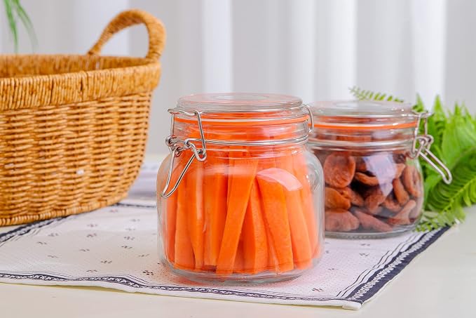 Hovico 25 oz Glass Jars With Airtight Lids And Leak Proof Rubber Gasket - Image 8