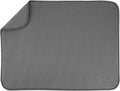 S&T INC. Dish Drying Mat XL, 18” x 24”, Absorbent Microfiber Kitchen Counter Mat by STINC
