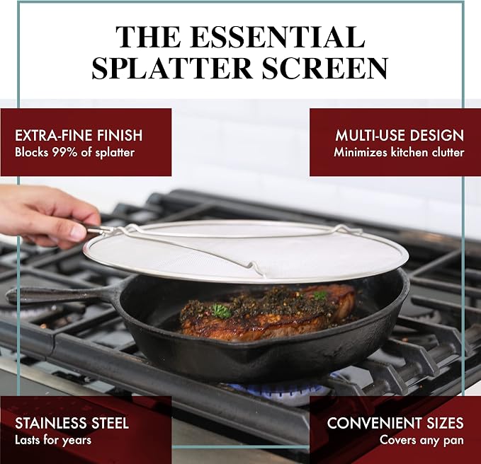 Splatter Screen for Frying Pan - Image 2