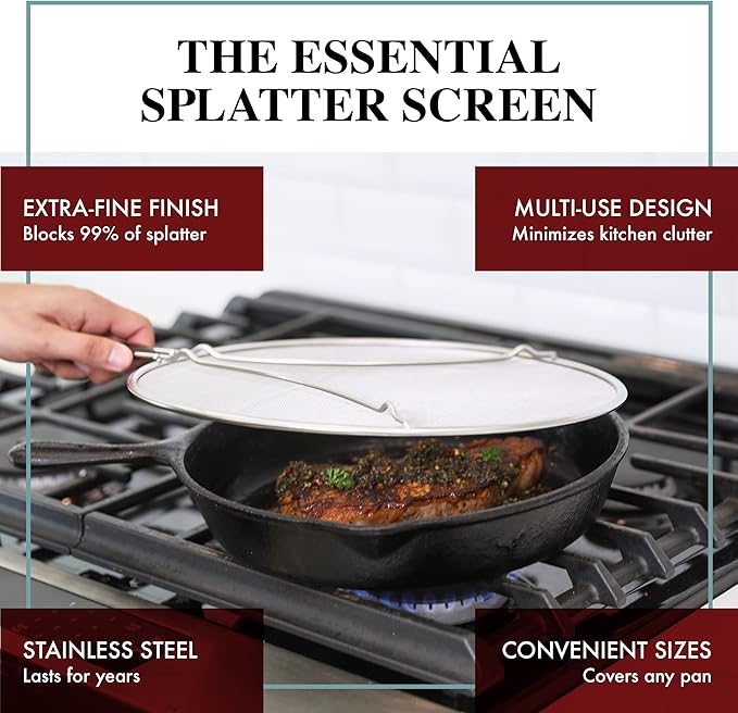 Splatter Screen for Frying Pan - Image 2