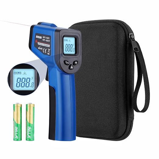 Infrared Thermometer Gun for Cooking, -58℉~1022℉, Digital Laser Temperature Gun by OnniOne
