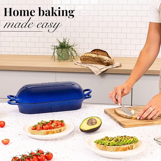 Enamelled Cast Iron Bread Loaf Pot – Dutch Oven - Image 8