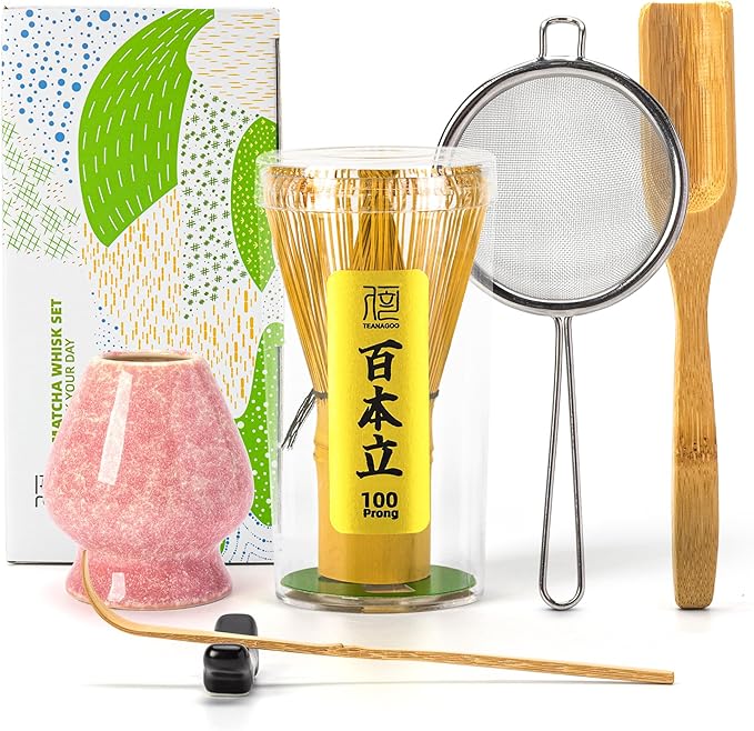 TEANAGOO Matcha Whisk Set, Matcha Whisk by TEANAGOO