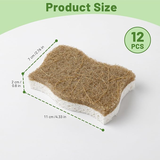 LILAC 12 Pack Natural Cellulose Sponges - Image 7