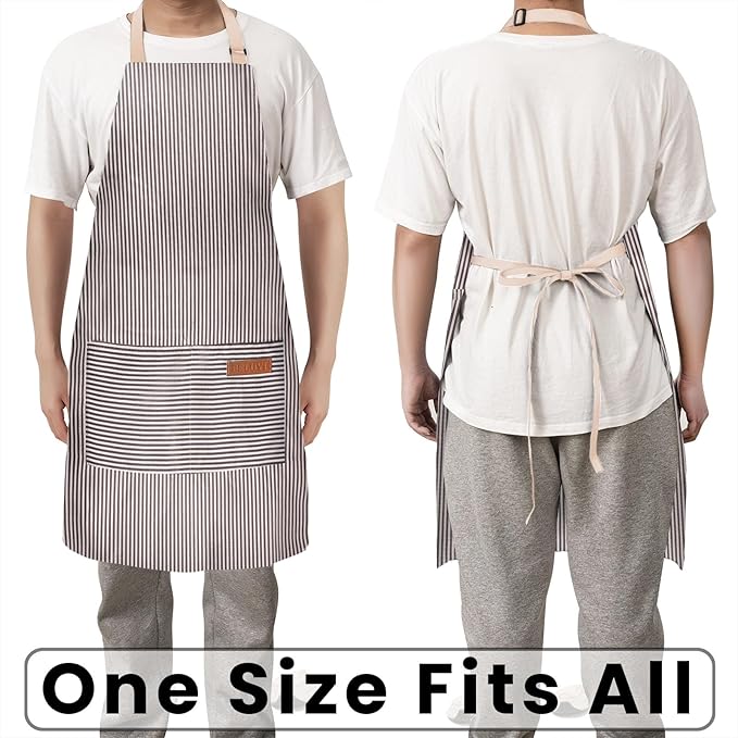 BeLuyi 2 Pack Adjustable Bib Apron - Image 5