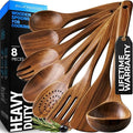 Zulay Kitchen Premium 8-Piece Wooden Spoons by ZulayKitchen