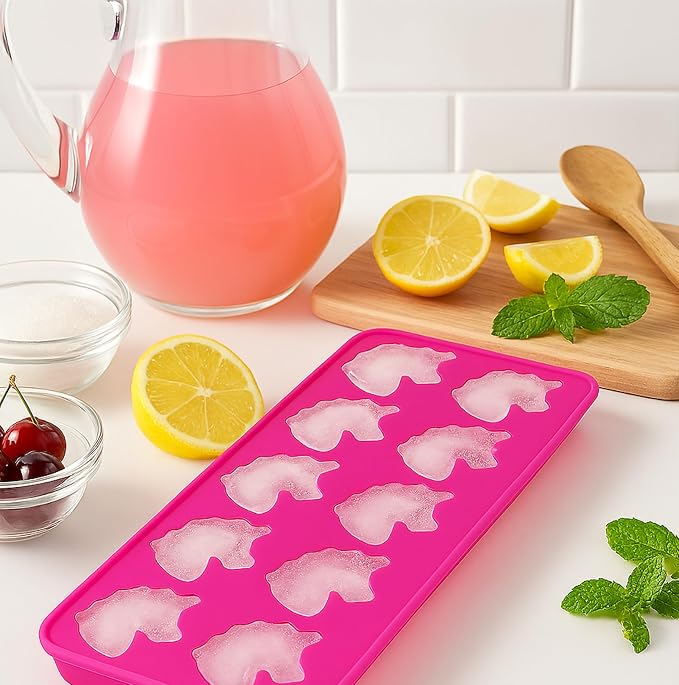HIC Kitchen Silicone Unicorns Ice Cube Tray, Makes 10 Unicorns - Image 4