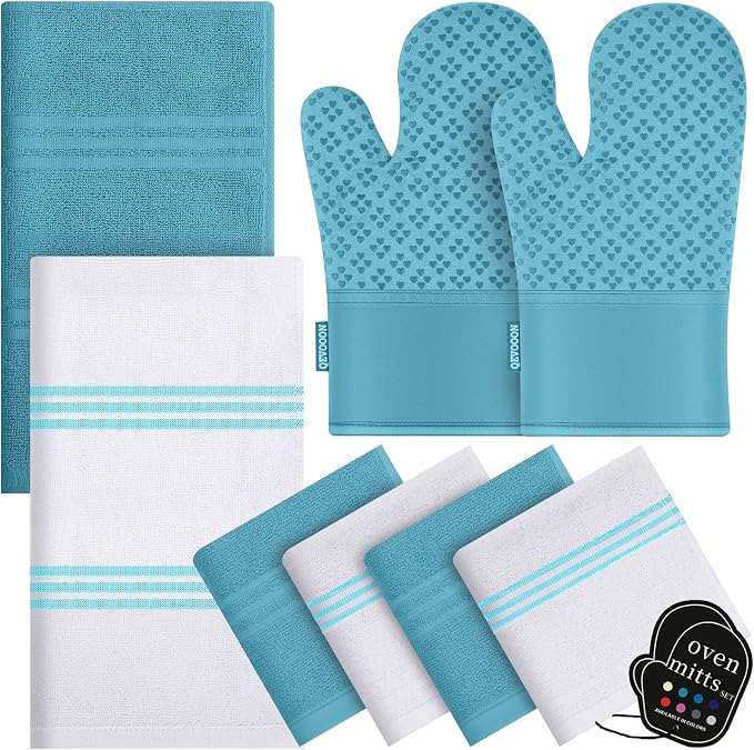 Dish Towels and Dishcloths by QEVOOON